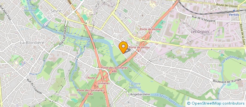 localisation de l'entreprise MONSIEUR SAMUEL LEVEQUE  VERTOU