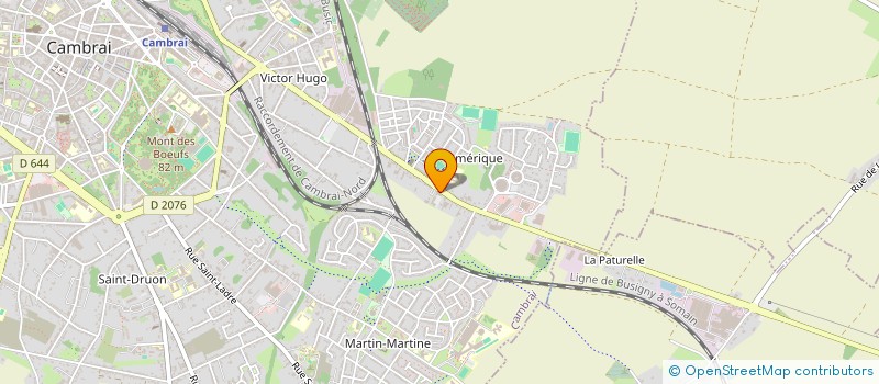 localisation de l'entreprise MONSIEUR SAMUEL LIETIN  CAMBRAI