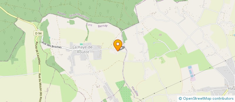 localisation de l'entreprise MONSIEUR SAMUEL LIEURY  LA HAYE-DE-ROUTOT