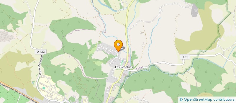 localisation de l'entreprise MONSIEUR SAMUEL LIONEL FABRE  LAZER