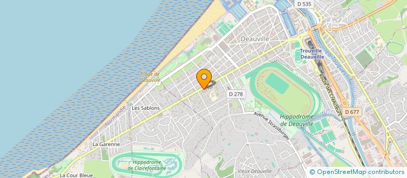 localisation de l'entreprise MONSIEUR SAMUEL LLORCA  DEAUVILLE