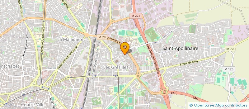 localisation de l'entreprise MONSIEUR SAMUEL LOMOTO  DIJON