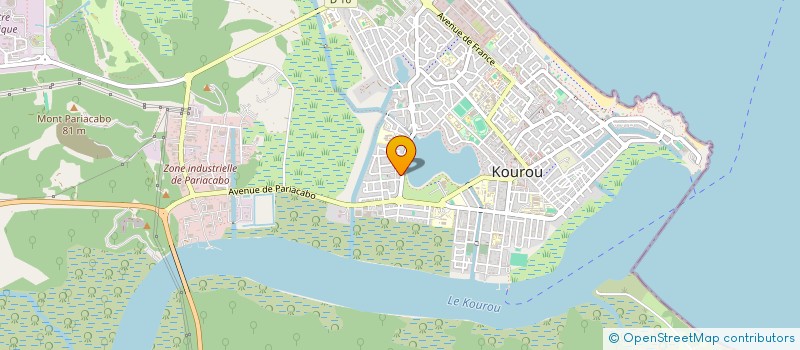 localisation de l'entreprise MONSIEUR SAMUEL LUAP  KOUROU