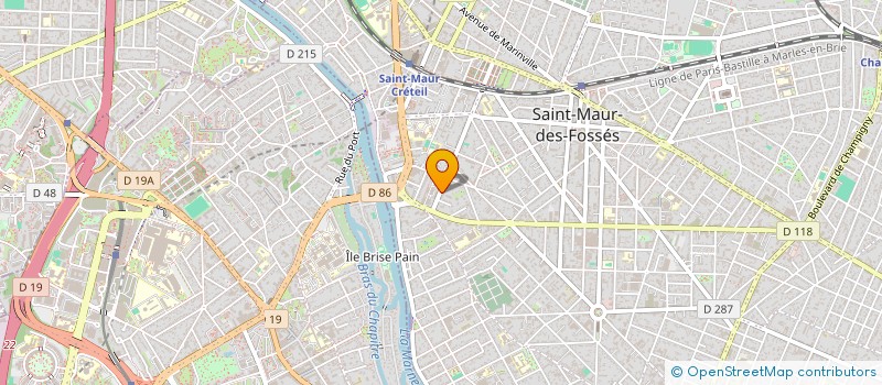 localisation de l'entreprise MONSIEUR SAMUEL LUCIO à SAINT-MAUR-DES-FOSSES