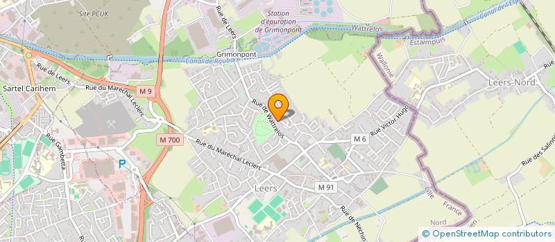 localisation de l'entreprise MONSIEUR SAMUEL MAEGHT  LEERS