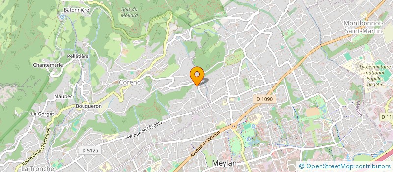 localisation de l'entreprise MONSIEUR SAMUEL MAFTOUL à CORENC