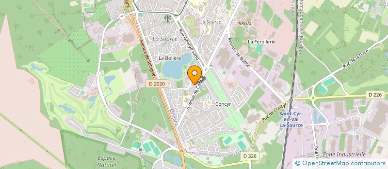 localisation de l'entreprise MONSIEUR SAMUEL MAGNE  ORLEANS