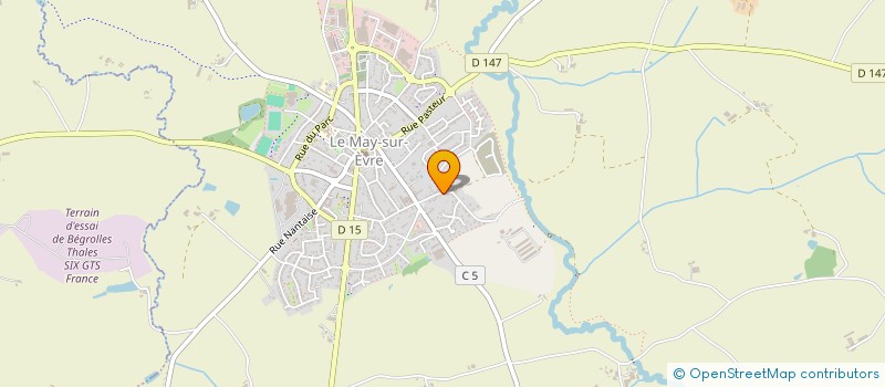 localisation de l'entreprise MONSIEUR SAMUEL MAIRET  LE MAY-SUR-EVRE