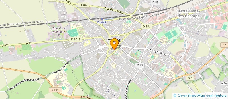 localisation de l'entreprise MONSIEUR SAMUEL MAISONNEUVE à YVETOT