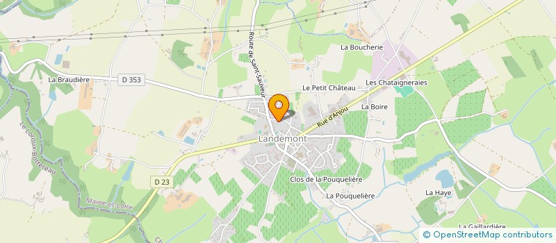localisation de l'entreprise MONSIEUR SAMUEL MAITRE à OREE-D'ANJOU