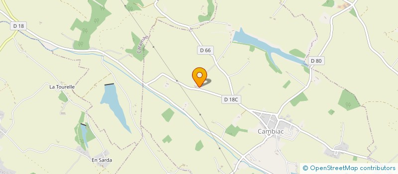 localisation de l'entreprise MONSIEUR SAMUEL MANCET  CAMBIAC