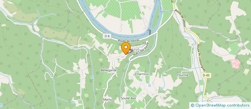 localisation de l'entreprise MONSIEUR SAMUEL MANDONNET  BELAYE