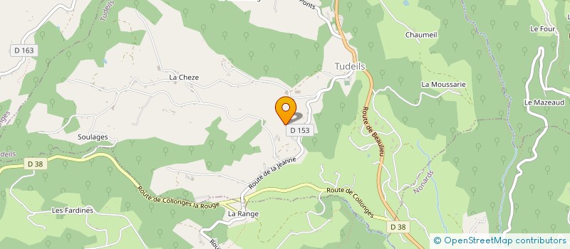 localisation de l'entreprise MONSIEUR SAMUEL MANNAKEE  TUDEILS