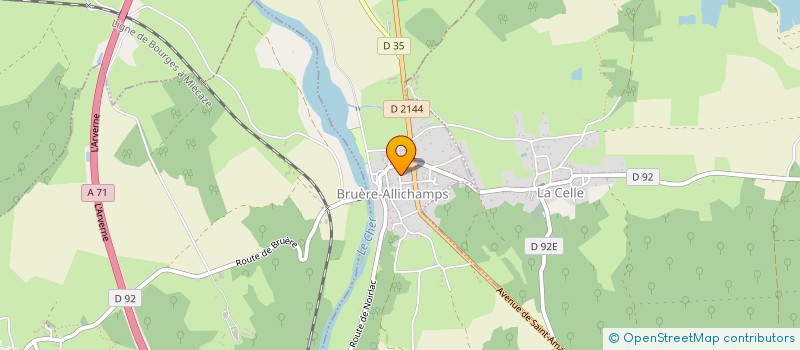 localisation de l'entreprise MONSIEUR SAMUEL MAO  BRUERE-ALLICHAMPS