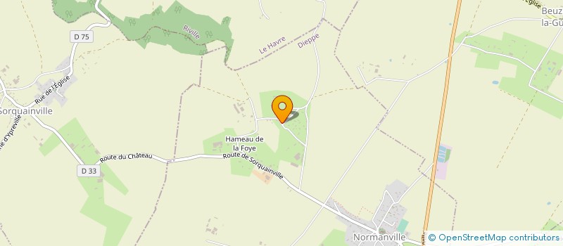 localisation de l'entreprise MONSIEUR SAMUEL MARCOTTE  NORMANVILLE