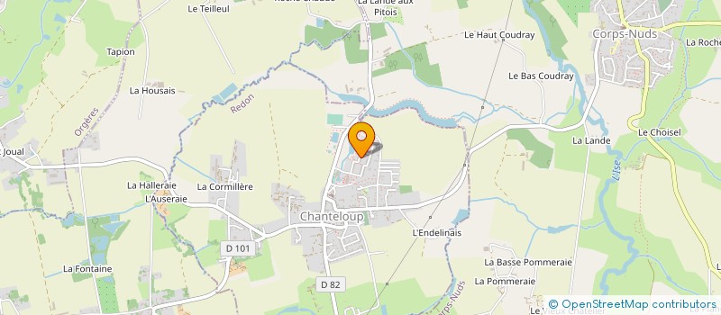 localisation de l'entreprise MONSIEUR SAMUEL MARIN  CHANTELOUP