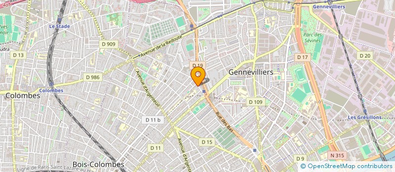localisation de l'entreprise MONSIEUR SAMUEL MARITAUD à ASNIERES-SUR-SEINE