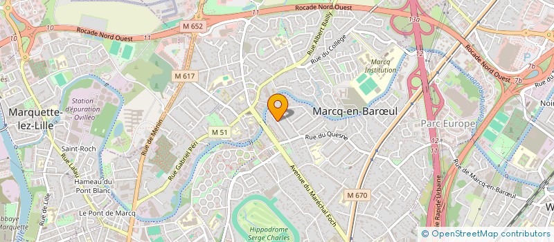 localisation de l'entreprise MONSIEUR SAMUEL MAROT à MARCQ-EN-BARŒUL