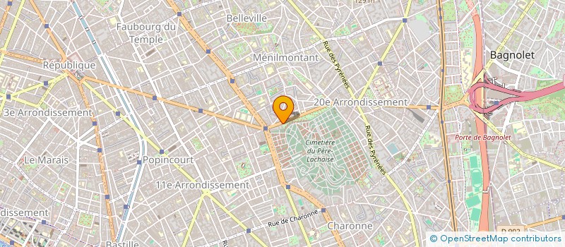 localisation de l'entreprise MONSIEUR SAMUEL MARRE  PARIS 20