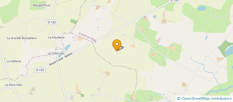 localisation de l'entreprise MONSIEUR SAMUEL MARTEAU  COSSE LE VIVIEN