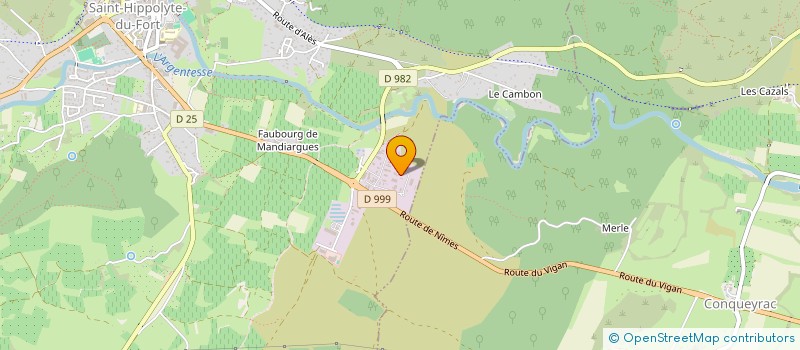 localisation de l'entreprise MONSIEUR SAMUEL MARTEL  SAINT-HIPPOLYTE-DU-FORT