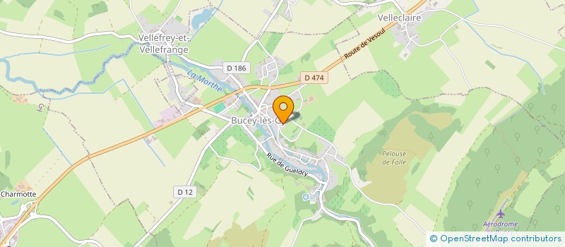 localisation de l'entreprise MONSIEUR SAMUEL MARTIN  BUCEY-LES-GY