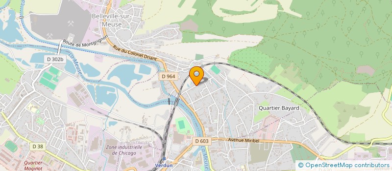 localisation de l'entreprise MONSIEUR SAMUEL MARTIN  BELLEVILLE-SUR-MEUSE