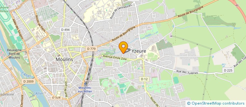 localisation de l'entreprise MONSIEUR SAMUEL MARTINEK à YZEURE