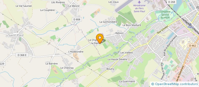localisation de l'entreprise MONSIEUR SAMUEL MARTINET à LA LANDE PATRY