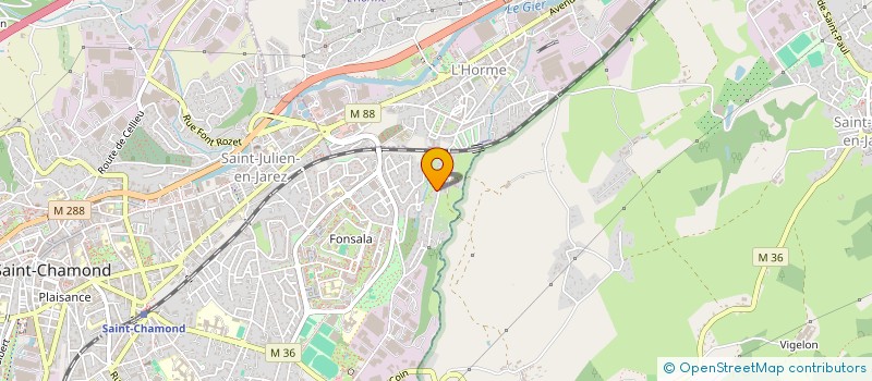 localisation de l'entreprise MONSIEUR SAMUEL MARTINEZ AGUILAR  SAINT-CHAMOND