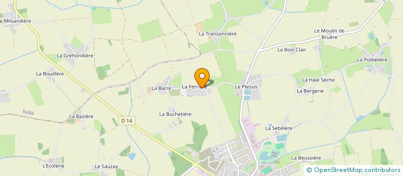 localisation de l'entreprise MONSIEUR SAMUEL MARY  MESANGER