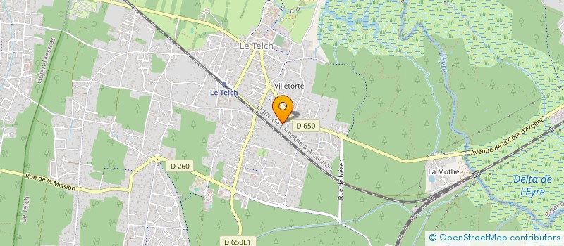 localisation de l'entreprise MONSIEUR SAMUEL MASSINOT  LE TEICH