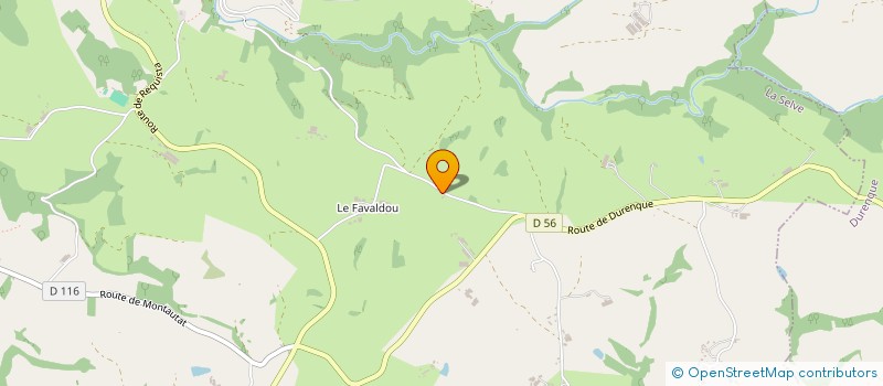 localisation de l'entreprise MONSIEUR SAMUEL MASSOL  LA SELVE