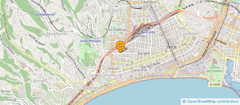 localisation de l'entreprise MONSIEUR SAMUEL MATTON à NICE