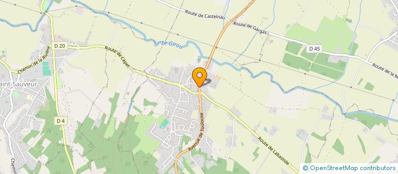 localisation de l'entreprise MONSIEUR SAMUEL MAUPAS  CEPET