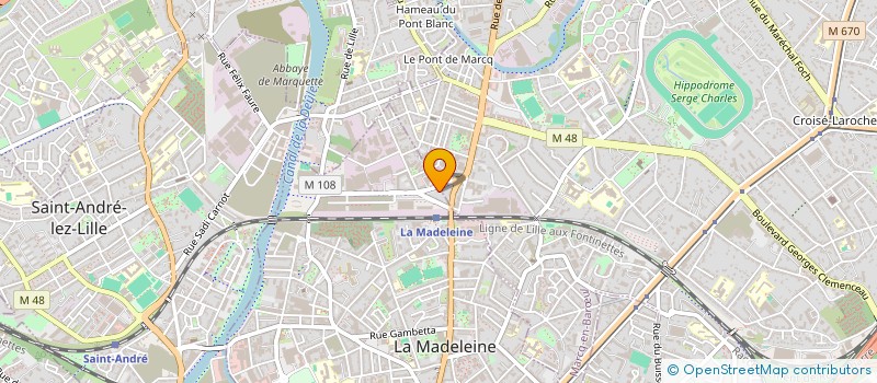localisation de l'entreprise MONSIEUR SAMUEL MAURICE à LA MADELEINE