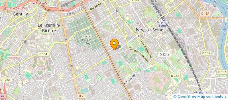 localisation de l'entreprise MONSIEUR SAMUEL MCLEAN  IVRY-SUR-SEINE