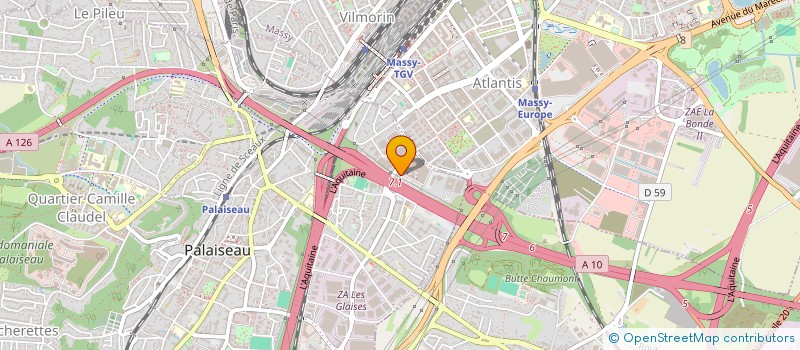 localisation de l'entreprise MONSIEUR SAMUEL MELANGE  PALAISEAU