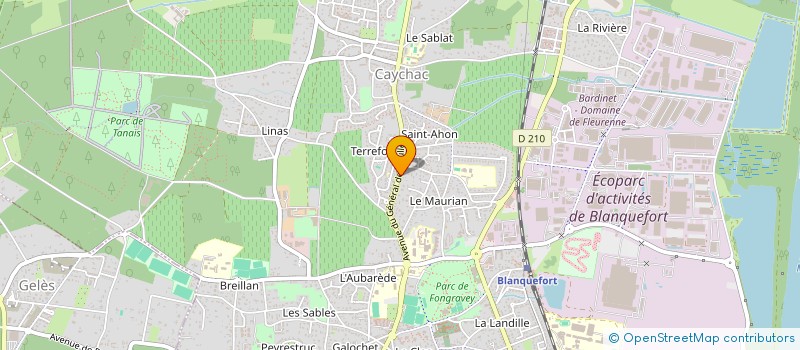 localisation de l'entreprise MONSIEUR SAMUEL MENARD à BLANQUEFORT