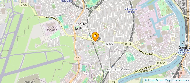 localisation de l'entreprise MONSIEUR SAMUEL MENDES  VILLENEUVE-LE-ROI