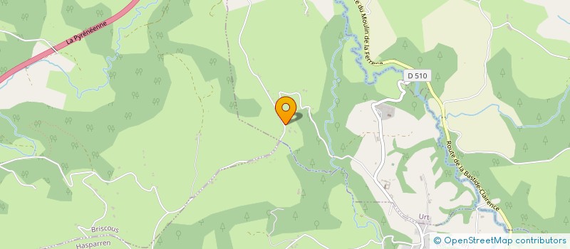 localisation de l'entreprise MONSIEUR SAMUEL MENDIBURU  URT