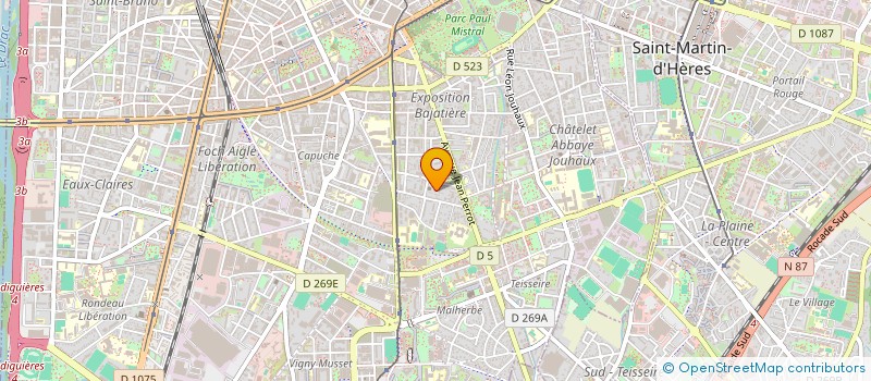 localisation de l'entreprise MONSIEUR SAMUEL MERCIER  GRENOBLE