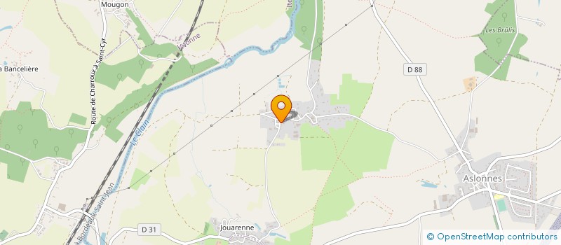 localisation de l'entreprise MONSIEUR SAMUEL MERCIER  ASLONNES