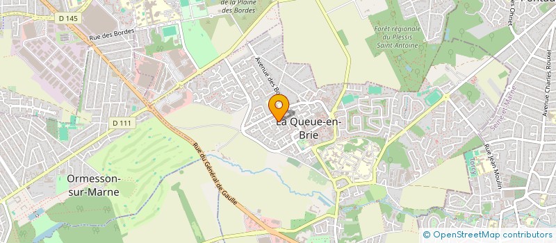 localisation de l'entreprise MONSIEUR SAMUEL MERCIER  LA QUEUE-EN-BRIE