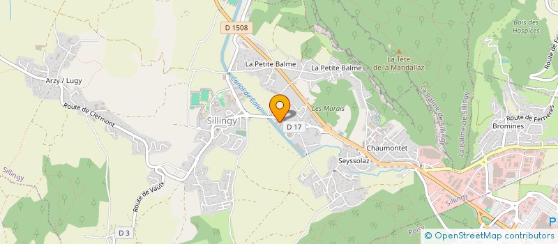 localisation de l'entreprise MONSIEUR SAMUEL MESSE  SILLINGY