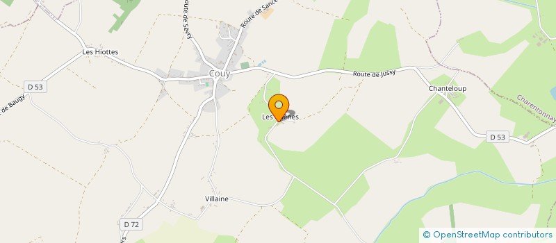 localisation de l'entreprise MONSIEUR SAMUEL METAIS  COUY