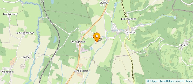 localisation de l'entreprise MONSIEUR SAMUEL MEUNIER  SALAVRE