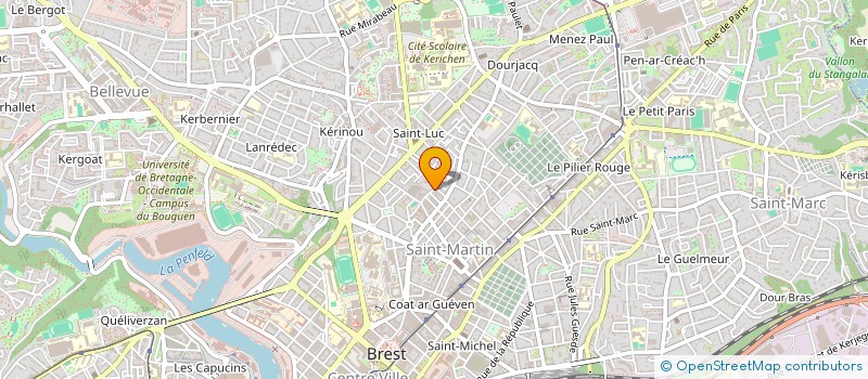 localisation de l'entreprise MONSIEUR SAMUEL MICHELET à BREST