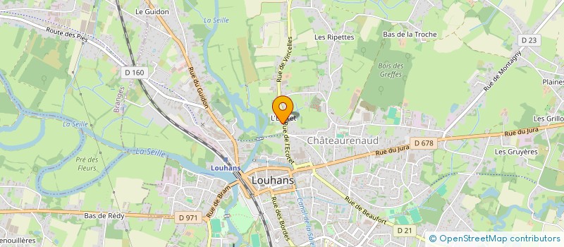 localisation de l'entreprise MONSIEUR SAMUEL MILLET à LOUHANS