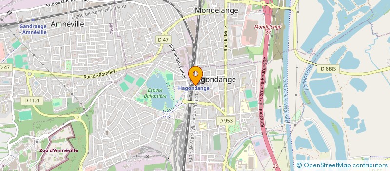 localisation de l'entreprise MONSIEUR SAMUEL MILLET  HAGONDANGE